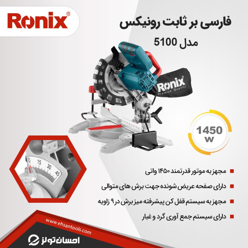 فارسی بر ثابت رونیکس مدل 5100